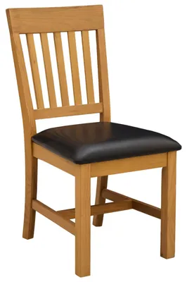 Image de vidaXL Chaise de salle à manger, lot de 2, bois massif de chêne, noir, 45 x 59 x 92 cm