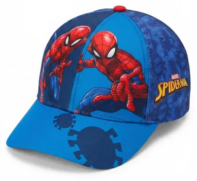 Produktbild von Marvel Spiderman Kinder Jungen Basecap Baseball Kappe Mütze Gr. 52-54 - Blau, 54