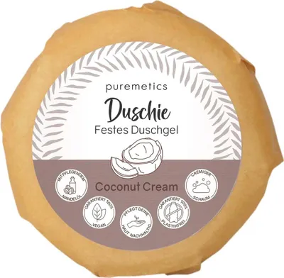 Produktbild von Duschie Festes Duschgel - Coconut Cream 60g
