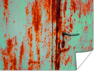 Produktbild von MuchoWow® Poster Rost - Eisen - Industriell 160x120 cm - Foto Plakat