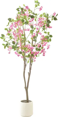 Produktbild von Künstlicher Bougainvillea-Baum, Elegante Innen- und Außendekoration, Pflegefrei, 150cm
