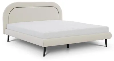 Produktbild von Moderne Schlafzimmer Möbel Kuschelbett Schlafbett Bank 2x Nachttische