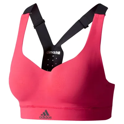 Produktbild von adidas Damen Racerback Sport-BH Climachill Bra Gr.XS Cup A/B coral pink (BK3113)