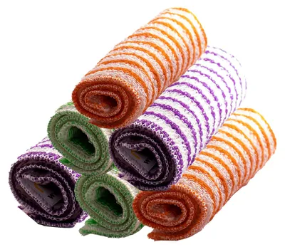 Productafbeelding van Schoonmaakdoeken en multifunctionele doeken – De doek die NOOIT MEER vies wordt, voor keuken, badkamer en meer. 6 stuks