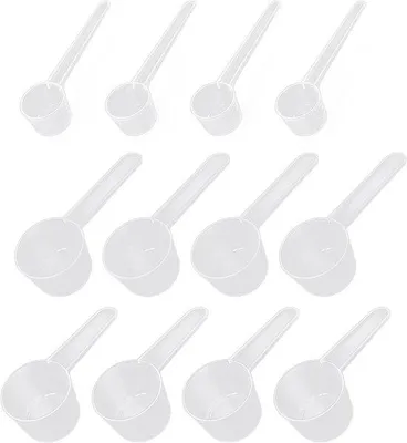 Produktbild von Kunststoffmaßleisten in klarem Design, Set à 12 Stück