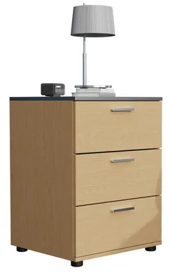 Immagine prodotto di Mobile notturno | Tavolino | Comodino | Dimensioni ca. H. 59 x W. 46 x D. 42 cm - Testalo