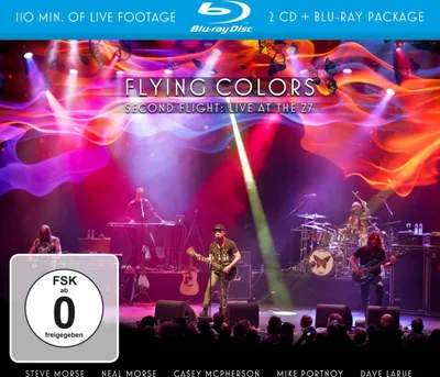 Produktbild von Flying Colors-Second Flight: Live At The Z7 (2CD+B