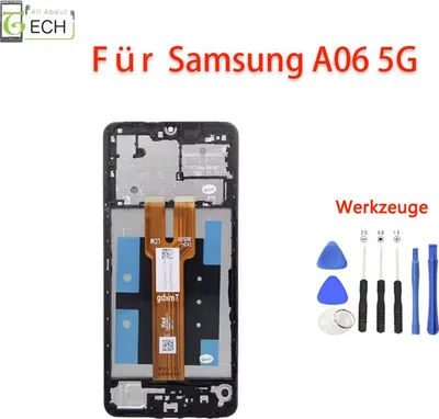 Produktbild von Für Samsung Galaxy A06 5G SM-A066 LCD Display mit Rahmen Touchscreen Bildschirm