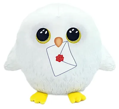 Produktbild von Ty Harry Potter Kuscheltier Hedwig Squish a Boo 20cm - Plüsch Eule
