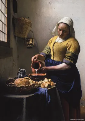 Produktbild von Puzzelman Die Küchenmagd - Johannes Vermeer (Rijksmuseum) (1000)