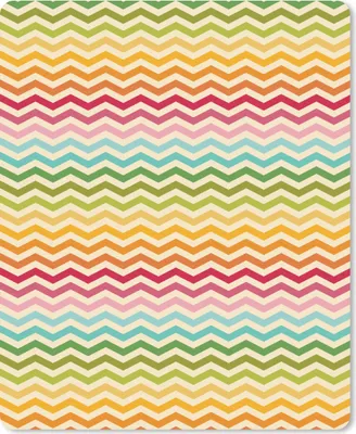 Produktbild von MuchoWow® Mauspad Mousepad Muster - Regenbogen - Retro 19x23 cm - Mousepads - Maus Mat - Pad - Mausunterlage - Mauspads - Spielen