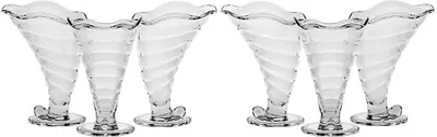 Produktbild von Eiscremeglas Muschel 6er-Set