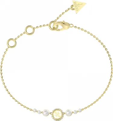 Immagine prodotto di Bracciale da donna in oro con cerchi di zirconi Guess