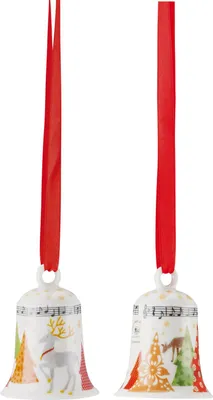 Produktbild von Hutschenreuther Porzellanglocke O Tannenbaum 2017 Christbaumschmuck Baumschmuck