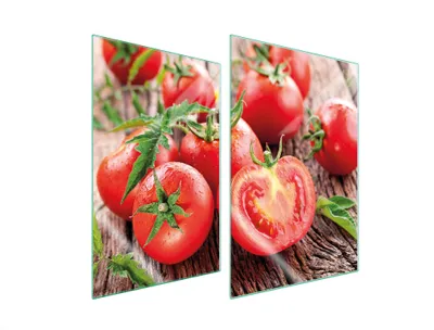 Produktbild von Glasschutzplatte Für Küche 2X35X52 Tomaten