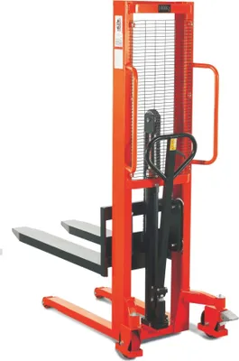 Produktbild von STIER Hydraulik-Stapler, Tragkraft 1000kg, Hubhöhe 3000mm, Qualitäts-Hydraulikpumpe, Profil-Stahlkonstruktion
