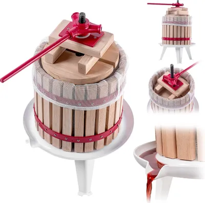 Obrázok produktu pre KADAX Mäkký lis na ovocie Odšťavovač na víno Likéry 12 l + vrecko