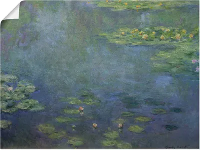 Produktbild von ARTland Poster Seerosenteich Größe: 40x30 cm