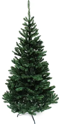 Produktbild von Künstlicher Weihnachtsbaum PVC 180 cm mit Metall Ständer 630 Zweige Tannenbaum klappsystem