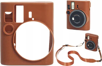 Obrázok produktu pre Puzdro obal Silikónový kryt pre Fuji FujiFilm INSTAX Mini 41 / Brown