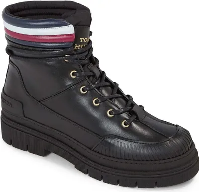 Produktbild von Tommy Hilfiger Damen Stiefeletten FW0FW07501 BDS Farbe: Schwarz Größe: 41