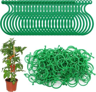 Produktbild von Famanu Pflanzenclips - Wiederverwendbare Clips für Kletterpflanzen - 300 Stück