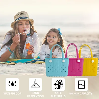 Produktbild von Tasche aus Gummi, wasserdicht, 28 x 21 x 11 cm, für Sport und Strand