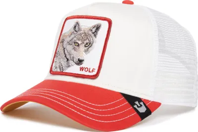 Produktbild von Goorin Bros. The Wolf Trucker Cap The Farm White/Red