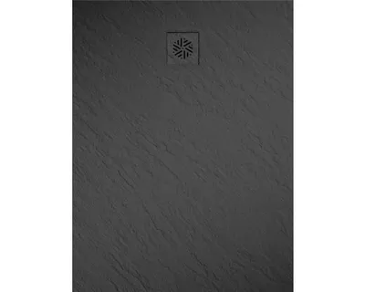 Produktbild von Jungborn Duschwanne CENTO 120 x 90 x 2,5 cm schwarz matt