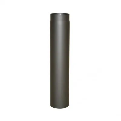 Produktbild von Ofenrohr 120x750mm gussgrau hitzebeständig lackiert gussgrau Wandstärke 2mm