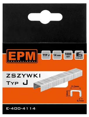 Produktbild von Heftklammern 1000 Stück 14 Mm J-014 - E-400-4114