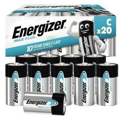 Image de Energizer Batterie Max Plus E301324104 C/Baby/LR14 20 St.