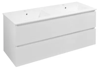 Produktbild von Sapho EZARA Doppelunterschrank 120x55x46cm, weiß Glanz