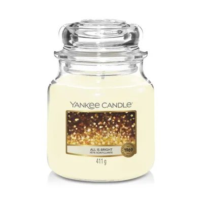 Produktbild von Yankee Candle Classic Medium Jar All Is Bright Kerze, 411 g