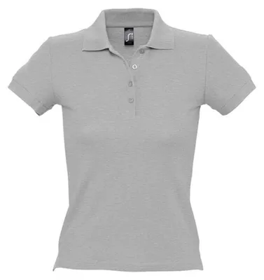 Produktbild von SOLS - "People" Poloshirt für Damen, Meliert LT2040 (S) (Grau meliert)