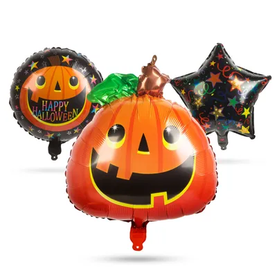 Immagine prodotto di Set di palloncini di Halloween - zucca - 5 pezzi / confezione