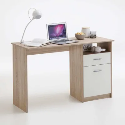 Produktbild von Schreibtisch FMD 123 x 76,5 x 50 cm Spanplatte