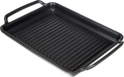 Produktbild von Famanu Grillpfanne 40 x 28 cm mit Teflon-Beschichtung und Rillen