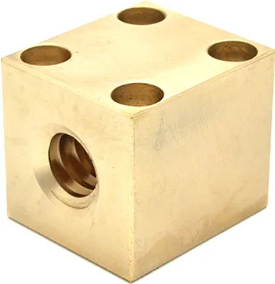 Produktbild von Trapezgewindemutter QBF Rotguss Tr 30x 6 Links