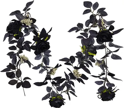 Image de Guirlande de fleurs artificielles suspendues pour Halloween 180cm