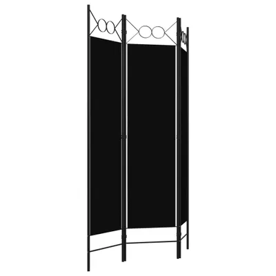 Produktbild von " " 3-tlg. Raumteiler Paravent Elegantes Design - Trennwand/Sichtschutz - Schwarz 120x180 cm NeuMöbel 8811512