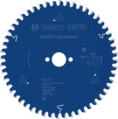 Immagine prodotto di Bosch 2608644095 Bosch Kreissägeblatt EX AL H 165x20-52
