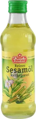 Produktbild von Reines Sesamöl kaltgepresst von Kunella Feinkost (100 ml)