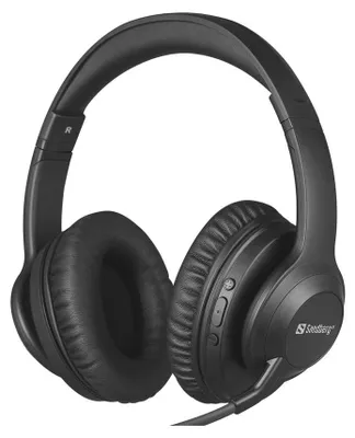 Immagine prodotto di Sandberg 126-45 Cuffia e cuffie da casco Fascia senza fili Musica/Bluetooth per tutti i giorni Nero
