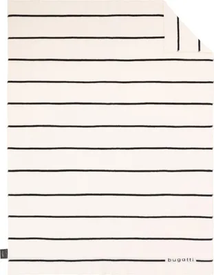 Produktbild von Bugatti Jacquard Decke wollweiß 150x200