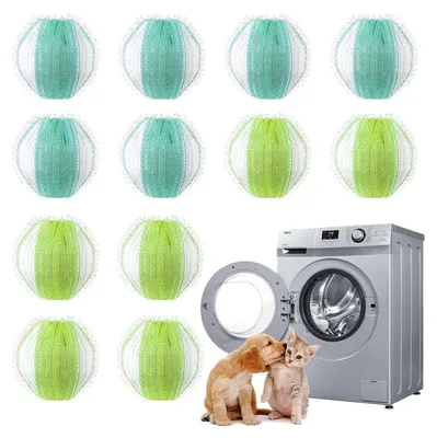 12 wiederverwendbare Flusenballen für Tierhaare