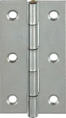 Produktbild von VORMANN Scharnier H.70 mm B.38 mm S.1,4 mm STA blau verz.gerollt schmal - 000501070Z