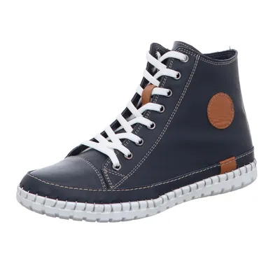 Produktbild von Gemini Damen Schnürboot Reißverschluss High Top Sneaker Stiefelette 395160-02, Größe:40 EU, Farbe:Blau