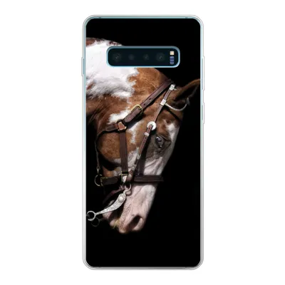 Produktbild von MuchoWow® Handyhülle Schutzhülle Hülle für Samsung Galaxy S10 Lite Pferd - Halfter - Flecken Silikon Softcase Handy Hülle - Schutz