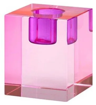 Produktbild von Gift Company Kerzenhalter Dioptrics Pink/Lila (S)